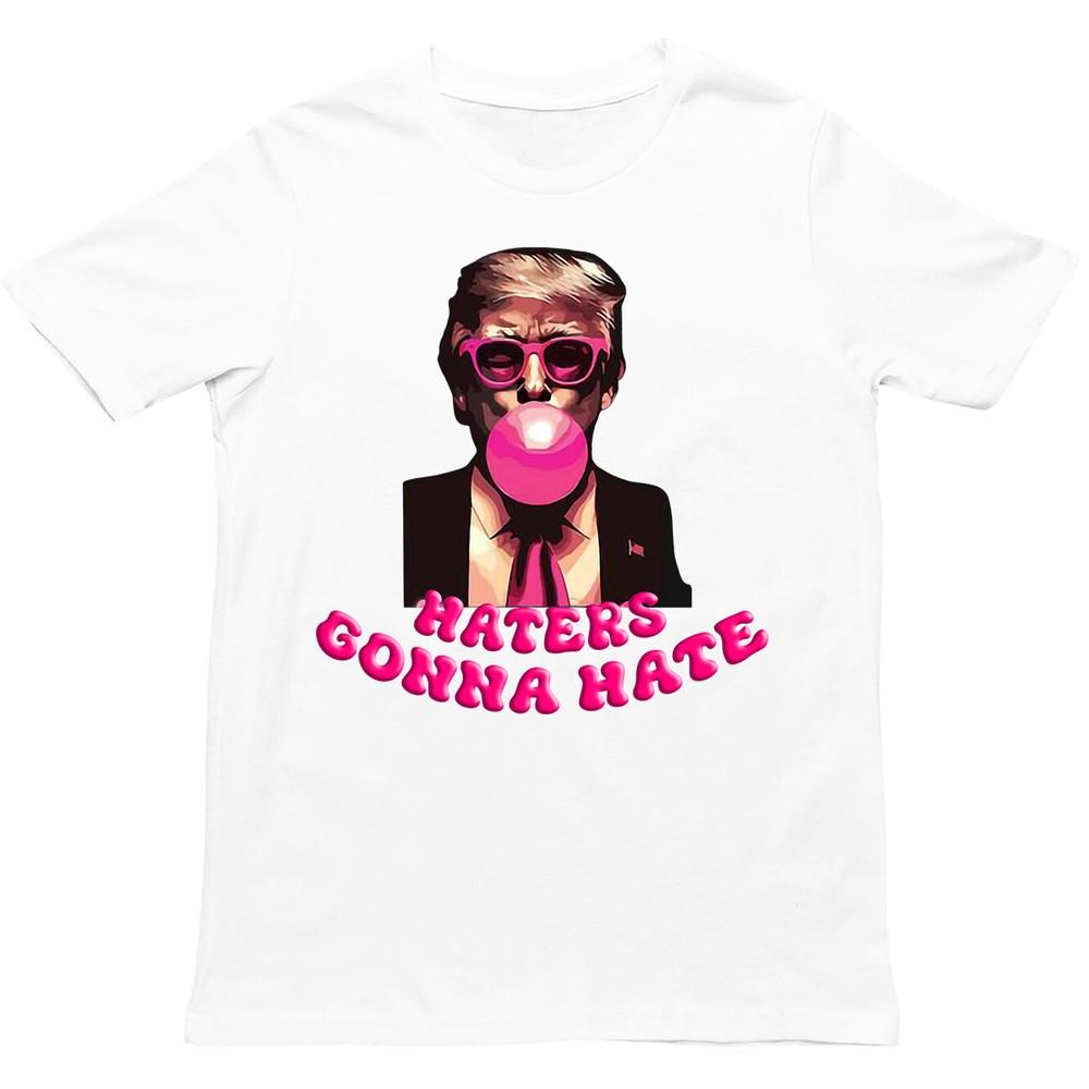 Funny Haters Gonna Hate T Shirtcool Bubble Gum Meme Unisex Teeretro Art Tee