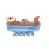 Little Raccoon Cute Cat Crab Clip Sweet Small Shark Clip Trendy Cartoon Animal Hair Claw  Girls