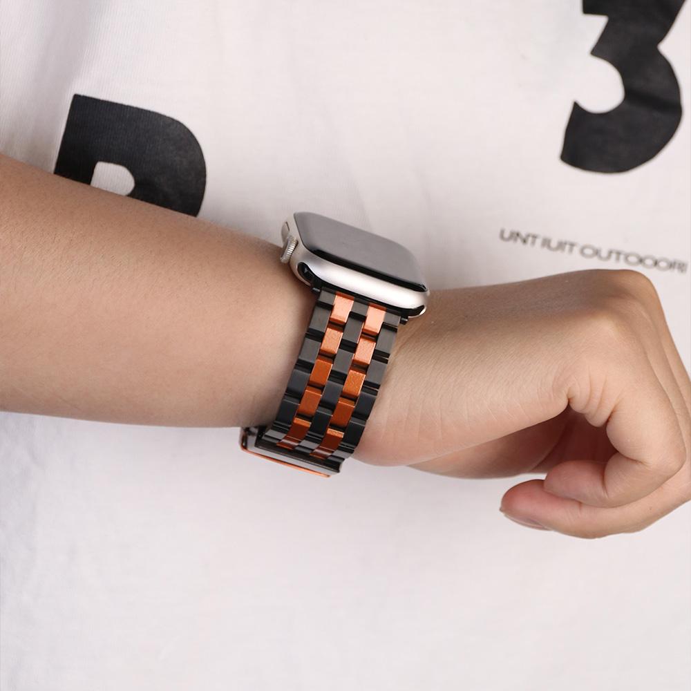 Металлический ремешок для Apple Watch 10 46 мм Ultra 1 2 49 мм Браслет из нержавеющей стали для Iwatch 9 8 44 мм 45 мм Se 3 2 1 42 мм Браслет