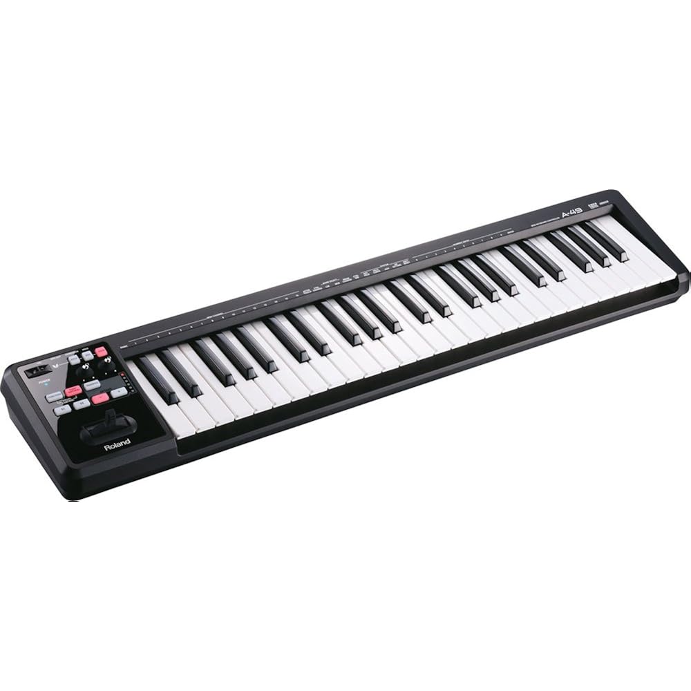 Roland Roland MIDI Keyboard Controller A-49, Black, 49 Keys, Synth Keyboard with SuperNatural Mod...