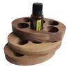 Ящик для хранения эфирного масла с 6 слотами, деревянная подставка для органайзера