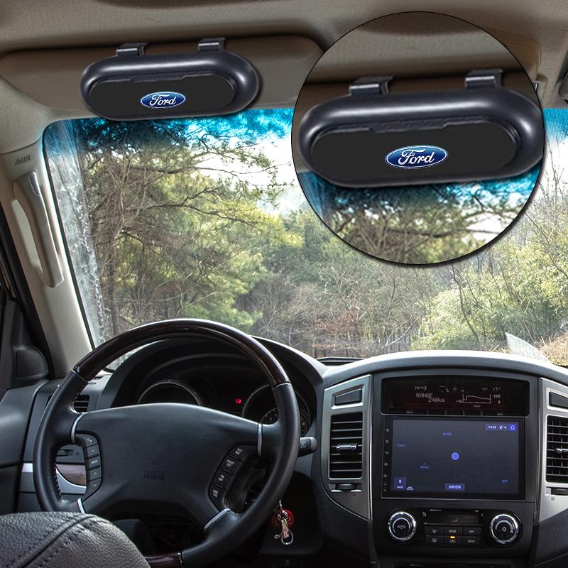 2025 Горячий Для Ford Новый Модный Автомобильный Футляр Для Очков Портативный Автомобильный Держатель Для Солнцезащитных Очков Футляр Для Очков Для Ford Ranger Focus Kuga Mustang Mo