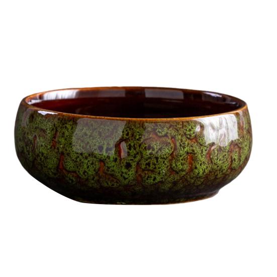 Керамический горшок для лотоса, крупнокалиберная непористая круглая ваза, цветная глазурь для нарциссов, цветочный горшок для водных растений, чаша для лотоса, гидропоника