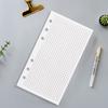 120 листов А6 Бумага для блокнота на кольцах Заполняемые вставки Гладкие вставки Отрывные страницы для планирования на день Недельное расписание