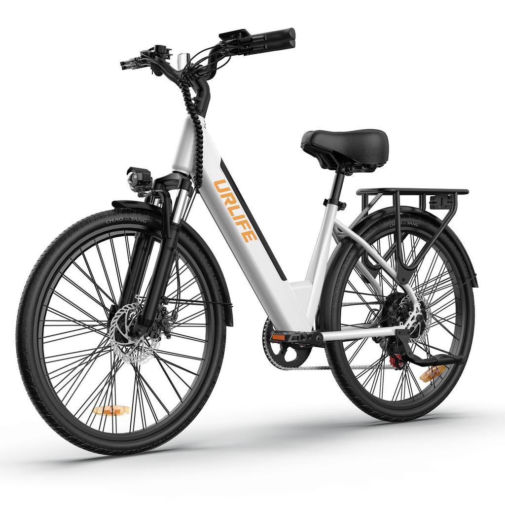URLIFE E26 Ebike All Terrain Electric Bike With Seat 36V13Ah Battery 250W Motor Urban Commuting Eiectric Bicycle 26 Inch Off-Road Tire E-Mountain Bike