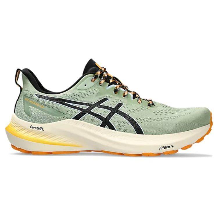 Asics GT 2000 12 TR Nature Bathing — Мужские кроссовки Green Fellow Yellow 1011B775-250