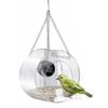 Smart Birds Hanging Feeder Acrylic with Camera Bird House Pet Feeder Transparent 1080P HD Easy Installation for Outdoor Garden