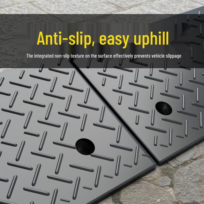 Heavy-Duty Rubber Curb Ramp