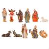11x Nativity Scene Set Religious Figure Jesus Statue Sculptures Sculpture for Home