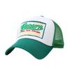European and American popular wester baseball cap hip hop mesh hat sticker letter visor men's and women's caps