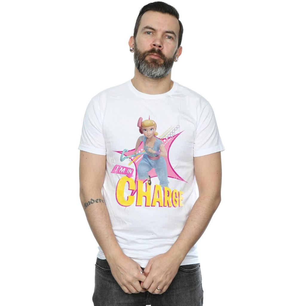 Disney Mens Toy Story 4 Bo Peep In Charge T-Shirt