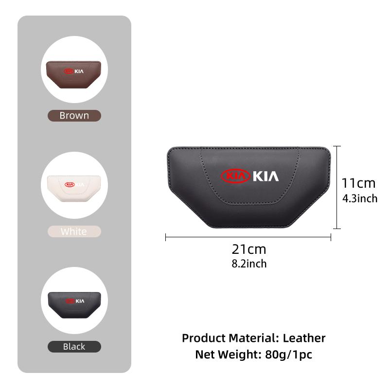 For KIA Leather Car Pillow Car Knee Pad Elastic Memory Foam Leg Pad Sorento Stinger Soul Spectra Niro Cadenza SephiaSL2