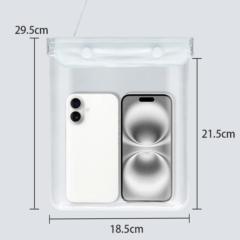 Прозрачный водонепроницаемый чехол для телефона с сенсорным экраном под крышкой мобильного телефона со шнурком для телефона, герметичная сумка для плавания и дайвинга