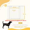 Safety Gate for Children and Pets, Self-Closing and Pressure Fit, 76-102x76 cm, White