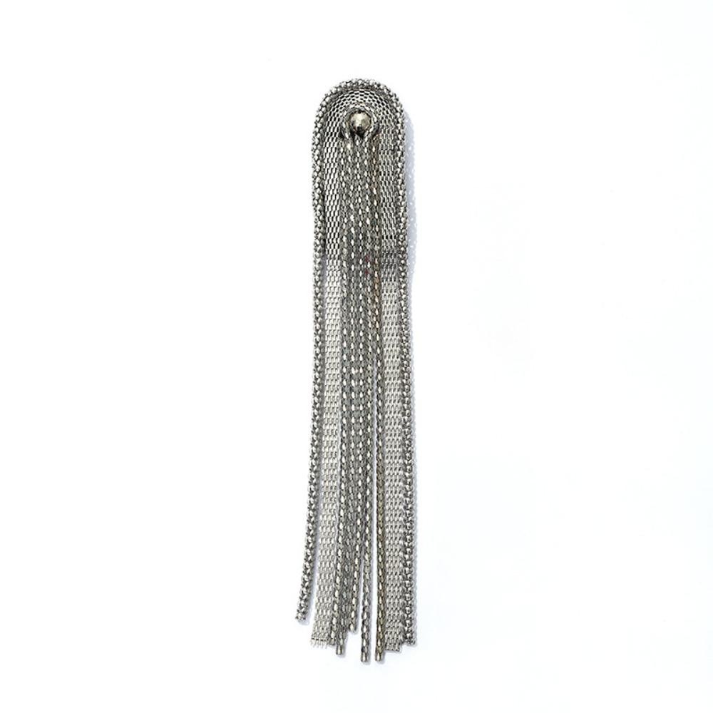 Zinc Zinc Alloy Tassel Chain Epaulettes Metal Tassel Epaulet Retro Gold Brooch Jewelry Suit