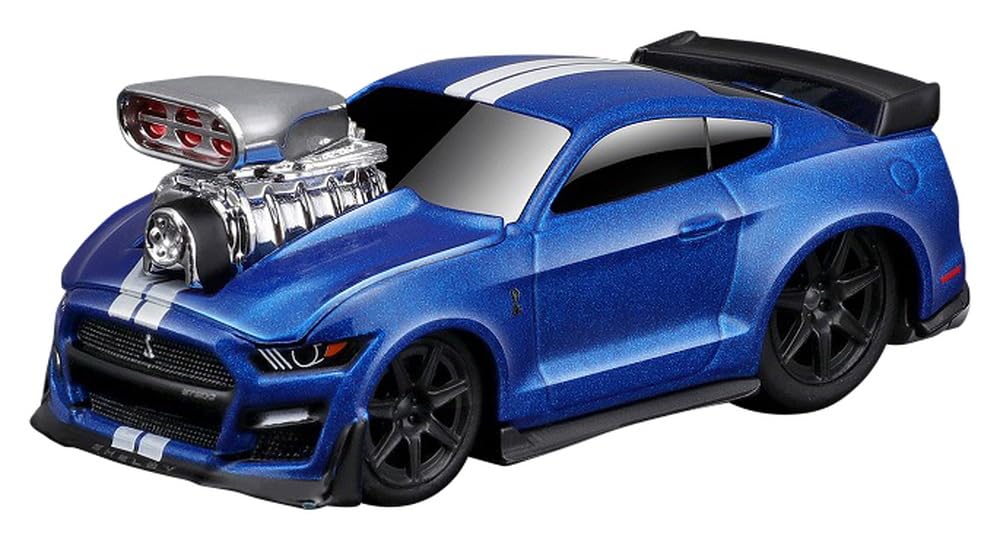 Maisto Muscle Machines Series 1/64 MM 2020 Mustang Shelby GT500 Blue Finished Product MS15576BL