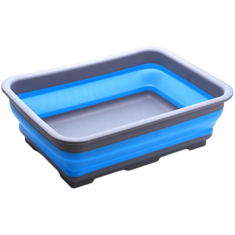 Outdoor Camp Basins Portable Foldable Foot Basin Convenient Foot Soaking Bath for Travel Camping Home Use Enduring