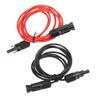 2 м 6,6 фута 12AWG Кабель-удлинитель для солнечной панели с разъемами «мама» и «папа» красный черный 2,5 мм2