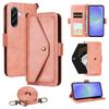 For Samsung Galaxy A55 5G Leather Case Magnetic Closure Wallet Stand Phone Cover with Crossbody Strap