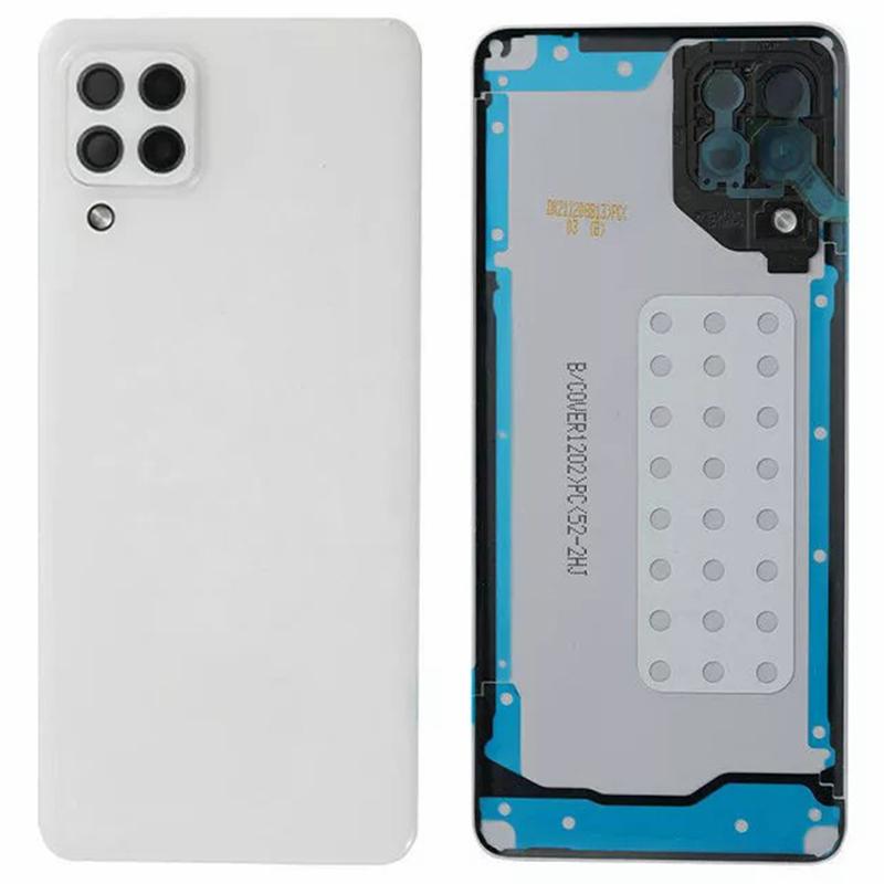 Для Samsung Galaxy A22 4G (Версия ЕС) Корпус батареи A225 с клейкой наклейкой + крышка объектива камеры (Без логотипа)