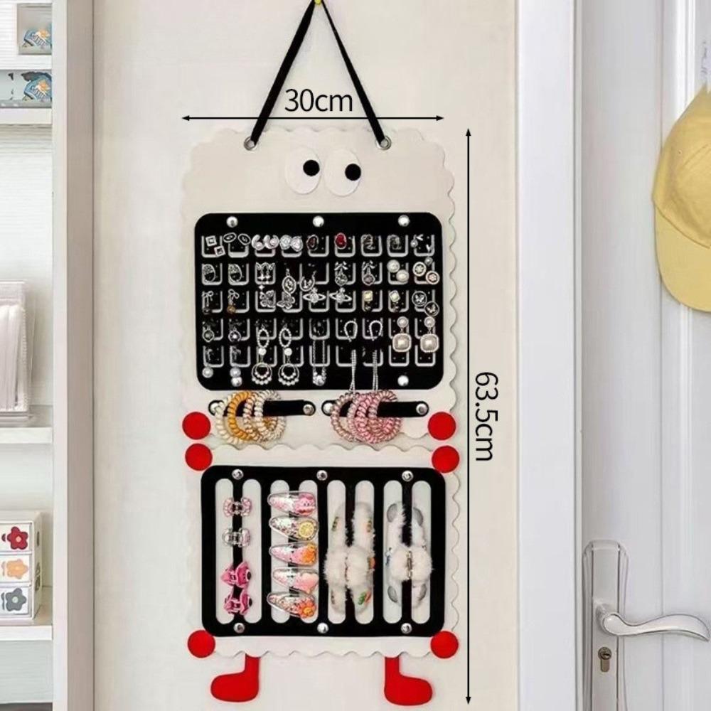Large Capacity Hair Clip Storage Bag Wall-mounted Hanging Bag Wall Organizer Supplies