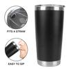 20oz Beer Cups Water Bottle Tumbler Vacuum Insulated Leakproof With Lids With Lids Stainless Steel Thermal Mug