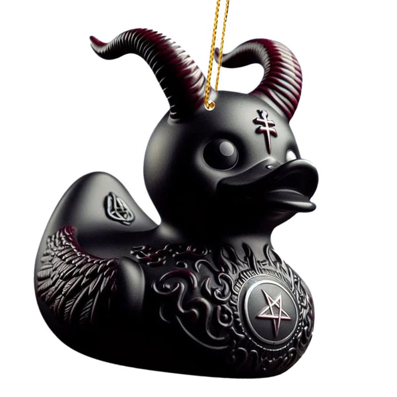 Автомобильная подвеска Маленькая утка Призрак Тема Качели Авто Зеркало заднего вида Подвесные украшения Украшения для интерьера Аксессуары для девочек