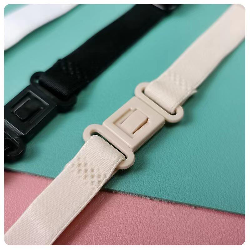 1Pc Upgrade Anti Slip Bra Straps for Women Lady Adjustable Women Accessories Holder Belt with Back Clips Polyester New Elastic