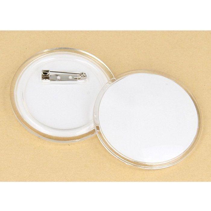 SET 3 BADGES PERSONNALISABLES - 6 CM