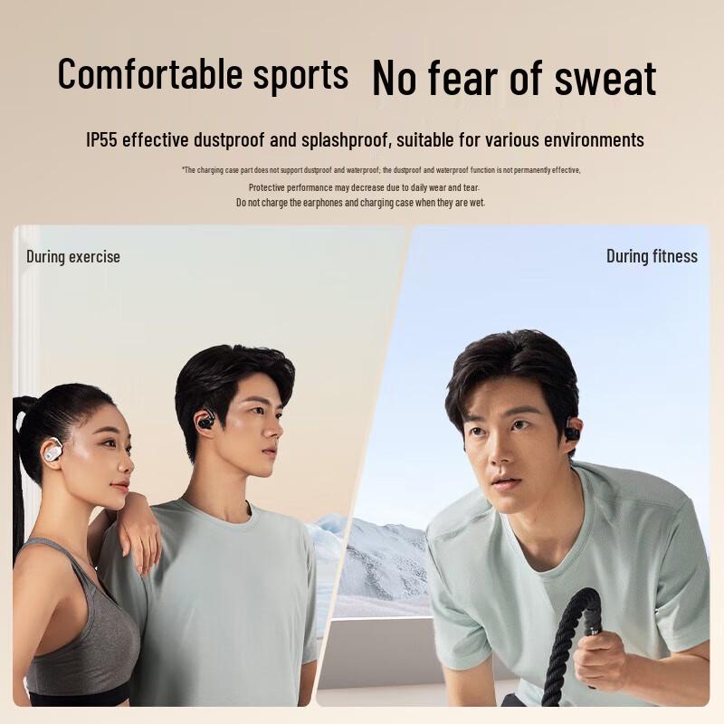 EDIFIER FitFree Open-Ear Sport Bluetooth Earbuds