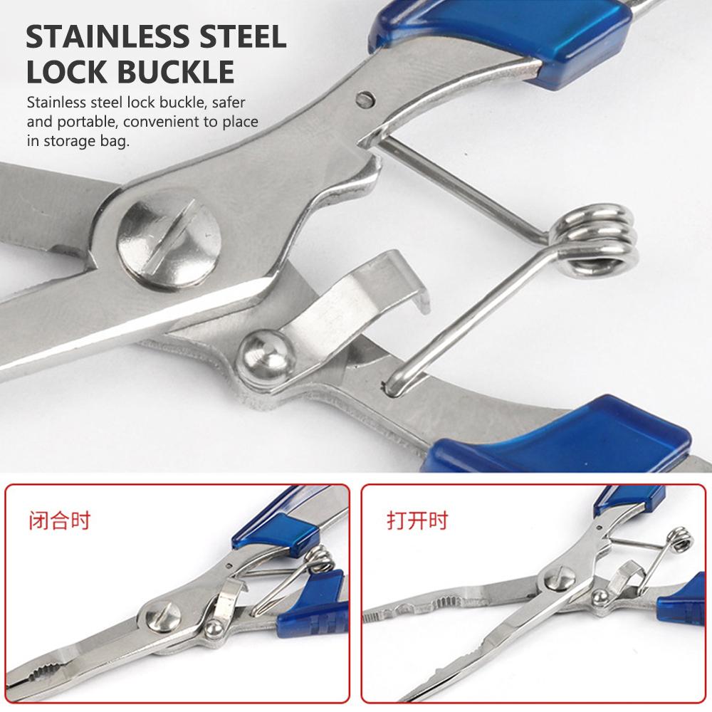 Многофункциональные рыболовные плоскогубцы, кусачки для лески, плоскогубцы для завязывания лески, плоскогубцы для извлечения рыболовных крючков, длинногубцы