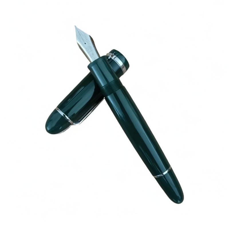 Золотая перьевая ручка Jinhao X159 из стали с иридиевым пером 40 мм, прямой клип и гигантский спиральный колпачок