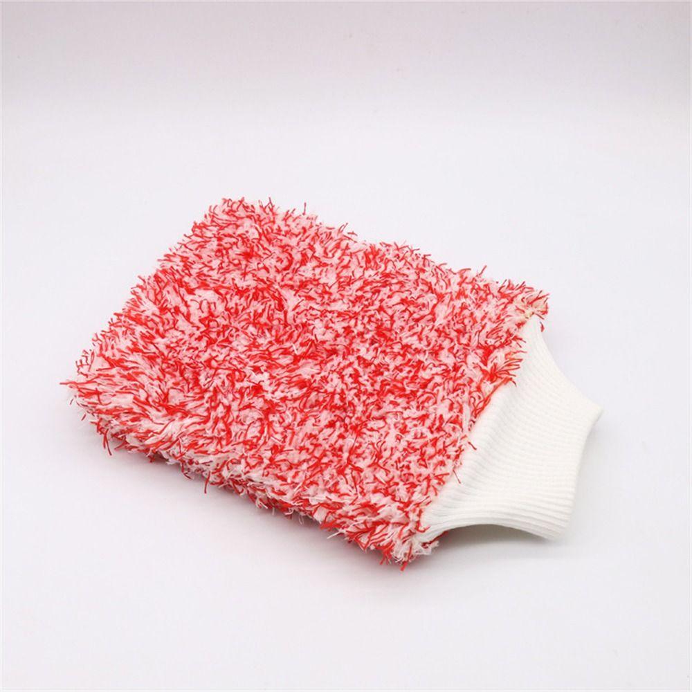 Double-sided Cleaning Towel Large Car Washing Supplies New Car Cleaning Gloves