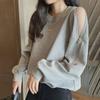 Women's 2024 Spring Trend Oversized Off-Shoulder Zipper Sweatshirt