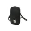 New MLB Leather Cell Phone Pouch, Crossbody Bag, Shoulder Bag Unisex Black 32BGDN111-50L