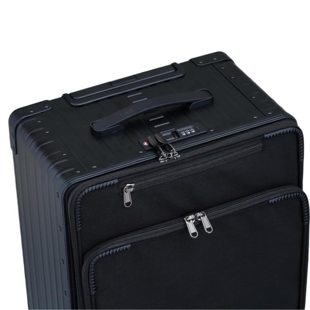 Carry Business with Expansion Front Aluminum Cordura Nylon Case [NEOKEEPR] Suitcase, Front-Open Case, Backpack, Backpack, Bag, Function, Opening,