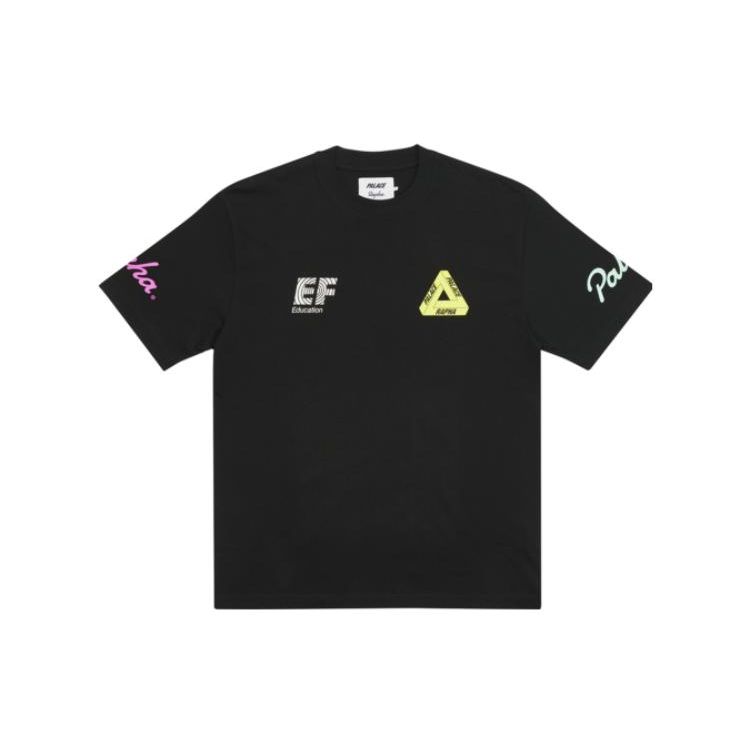 Palace Футболка X Rapha EF Education First, черные мужские топы ADP02XXBLK