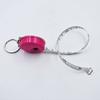 Tyou Spring Tape Measure Roll, Mini Flexible Measuring Tape, Retractable Automatic Measuring Tape with Keychain, 1 Piece