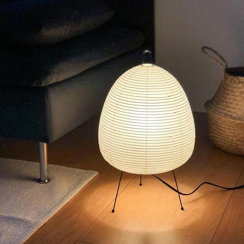 Japanese Rice Paper Lantern Led Table Lamp Living Room Bedroom Bedside Study Hotel Homestay Art Creative Decor Tripod Floor Lamp