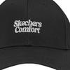 Skechers Стильный дизайн с вышитым логотипом - Кепка-бейсболка Унисекс Шляпы Угольно-черный L125U069-0018