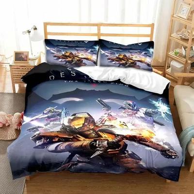 3D Печатный Игровой Набор Постельного Белья Destiny Пододеяльник Покрывало для Спальни Односпальное Двуспальное King Size Покрывало для Стеганого Одеяла Домашний Текстиль
