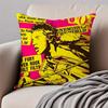 Punk British Rock Band SSex PPistols Cushion Cover Pillowcase Antidustmite Invisible Zipper Short Plush Sofa Cushion