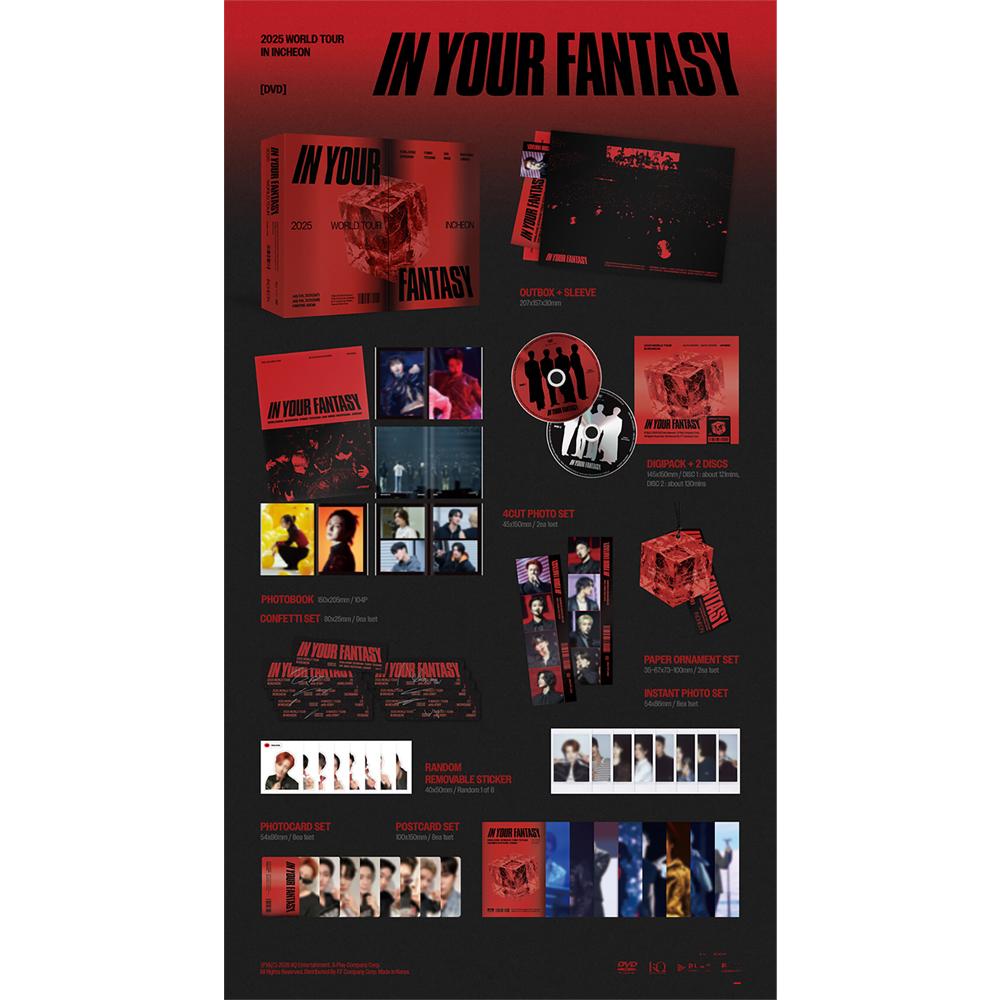 [Предзаказ] ATEEZ - Мировой тур 2025 [IN YOUR FANTASY] ИНЧХОН DVD
