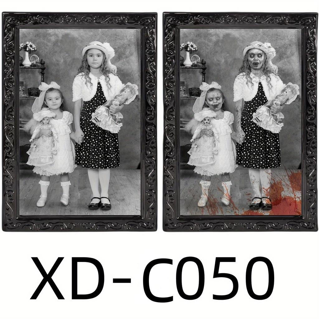 3D изменяющееся лицо привидение фоторамка украшения на Хэллоуин ужасы ремесла украшения для дома с привидениями реквизит для вечеринки на Хэллоуин