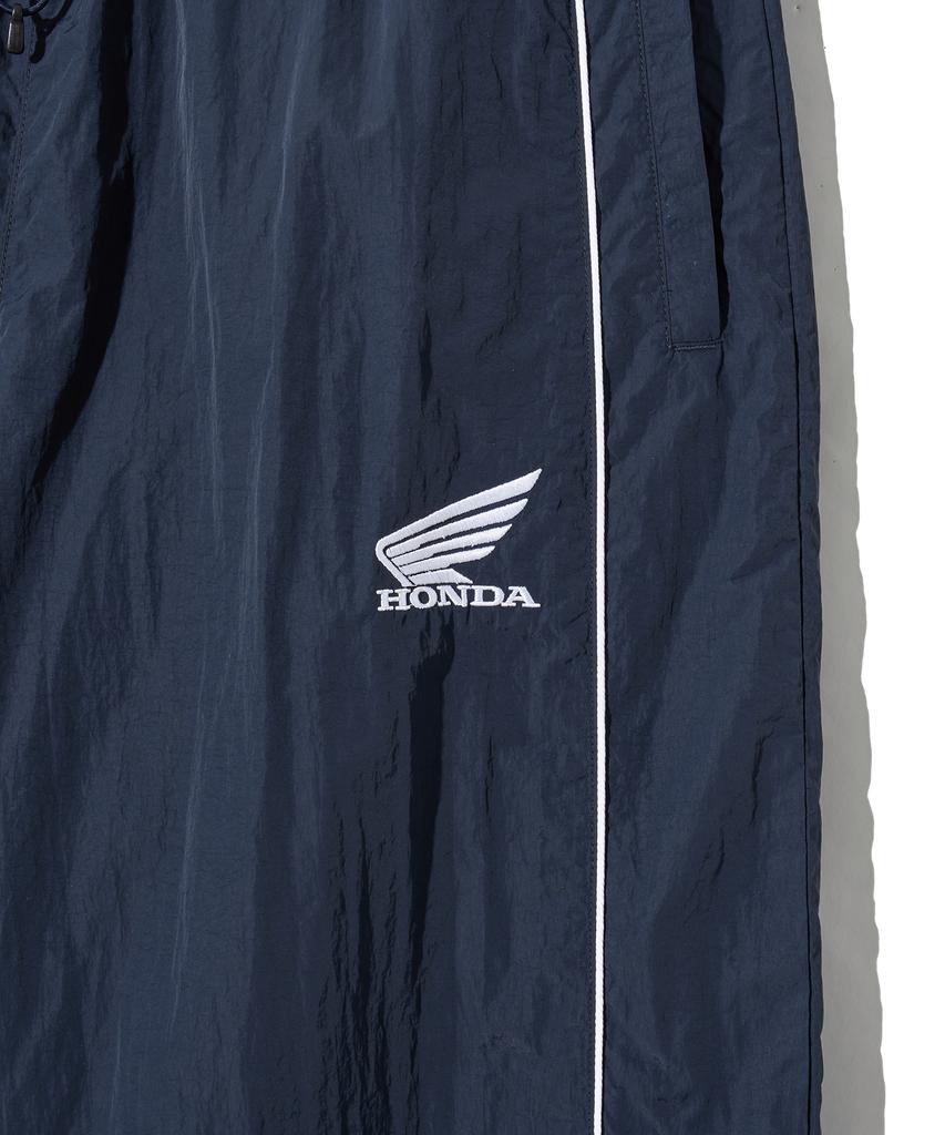 PHYPS MOTORCYCLE Basic Logo Nylon Track Pants Navy