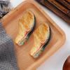 5Pcs Simulation Fish Meat Model Realistic Fake Fish Block Steak Ornament Photo Prop Lifelike Pretend Play Food Figurine Showcase Display Decoration