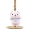 Ultra Soft Short Plush Bear Keychain Adorable Stuffed Animal Toy For Bags