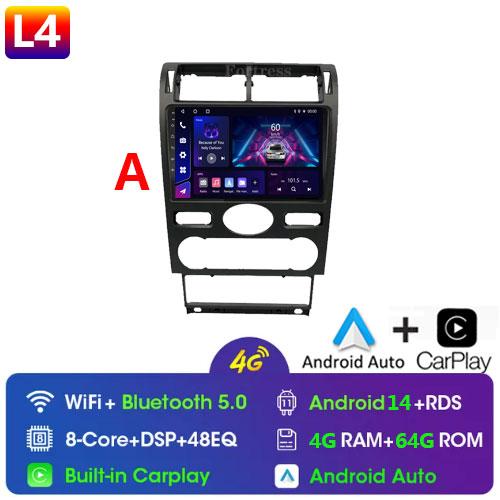 2din Android14 автомобильное радио мультимедиа Carplay авто GPS навигация для Ford Mondeo Mondeo 3 2000 2001 2002 2003 2004 2005 2006-2007