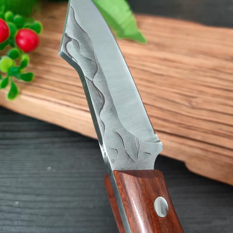 Нож для обвалки из нержавеющей стали, кухонные ножи, нож для резки мяса, фруктов, портативный нож для рыбалки на открытом воздухе, нож для мясника