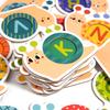 Деревянные Монтессори Образовательные Игрушки для Детей Английские Буквы Познание Улитка Игра на Сопоставление 3D Блок Строительная Игра Дошкольная Игрушка